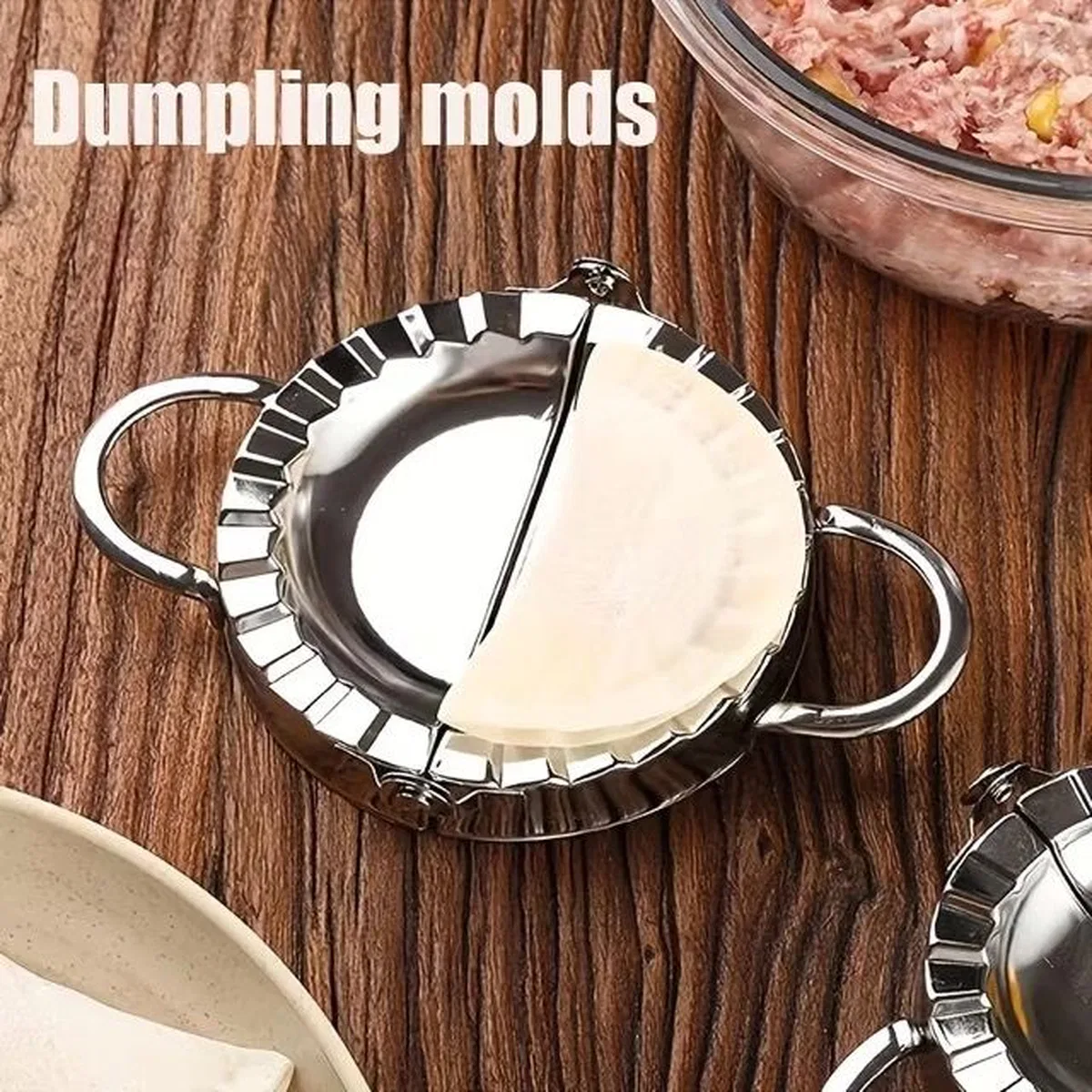 Pratik Hamur Kapatma Aparatı – Çiğ Börek, Mantı Ve Poğaça Kalıbı (7. 5 Cm) görsel 3