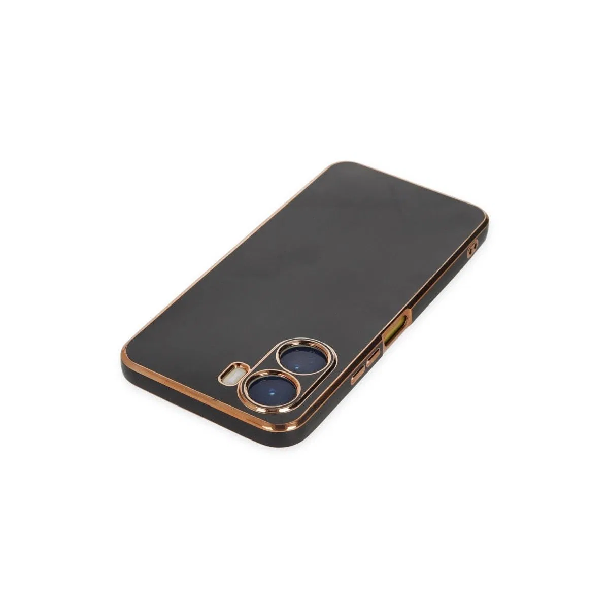 Vivo Y16 Kılıf Volet Silikon - Siyah görsel 4
