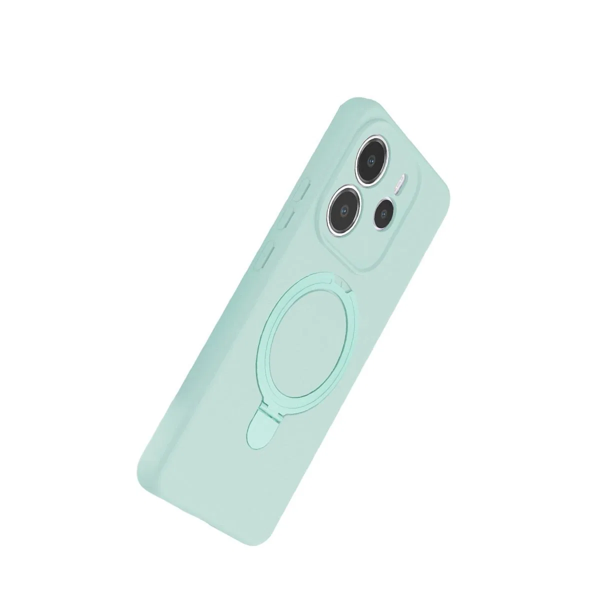Xiaomi Redmi Note 14 4g Regal Magsafe Standlı Kapak - Su Yeşili görsel 3