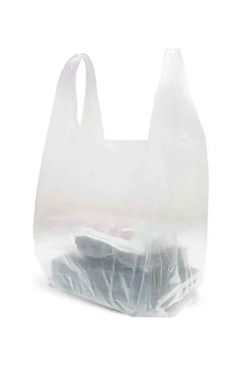 Şeffaf Atlet Poşet Orta Boy 28x50 cm 1 Paket Takriben 200 Adet görsel 2