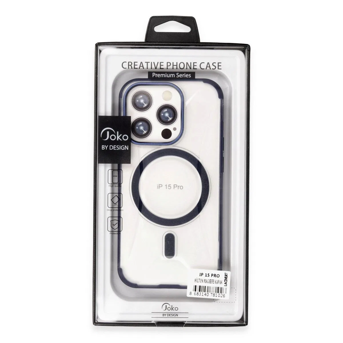 Joko Apple İphone 15 Pro Hilton Magsafe Kapak - Siyah görsel 4
