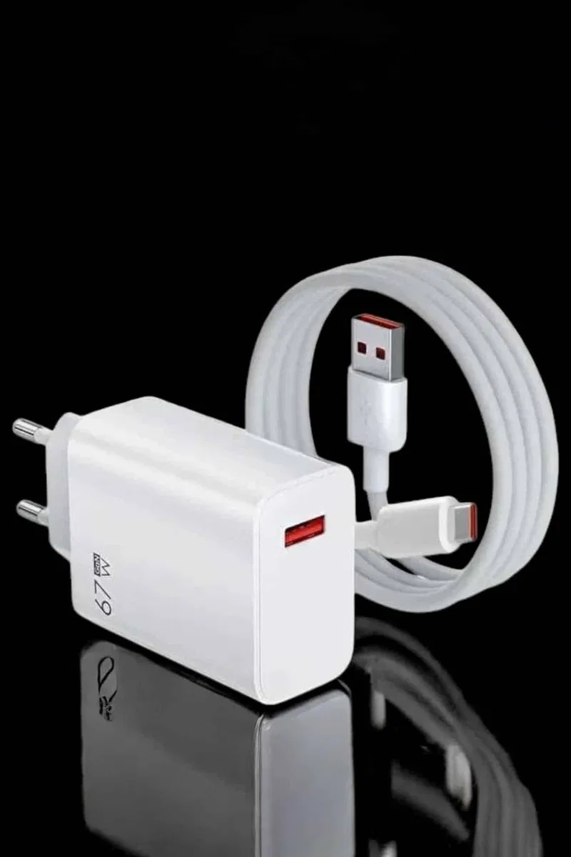 Şarj Aleti Turbo Hızlı 67W Type-C Hızlı Şarj görsel 2