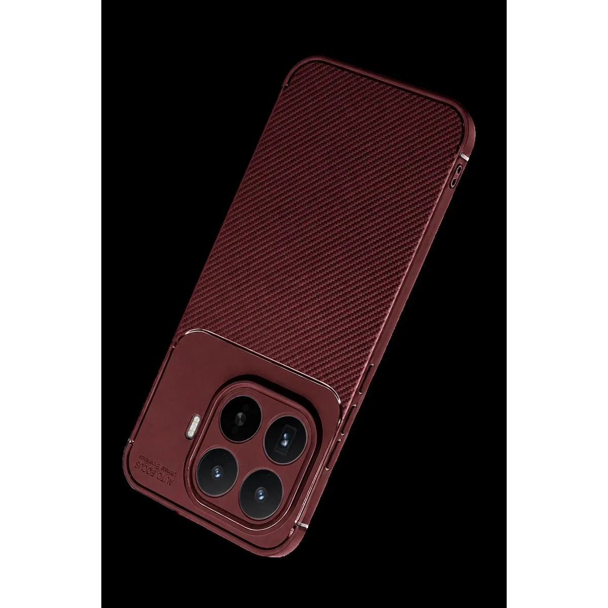 Xiaomi Mi 17t Pro Auto Focus Karbon Kapak - Bordo görsel 3
