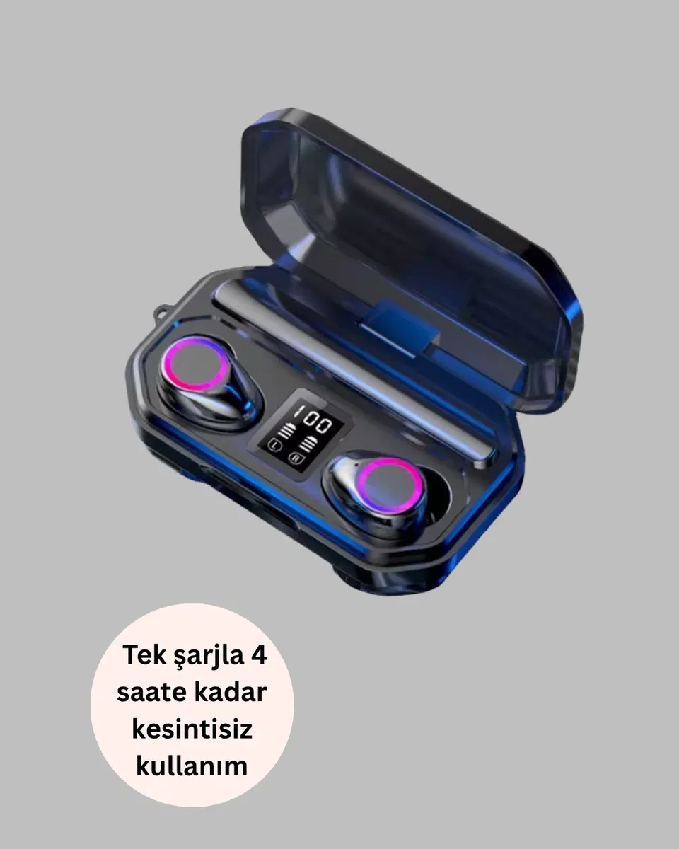 ANC Teknolojili Bluetooth Kulaklık – Aktif Gürültü Engelleme görsel 3