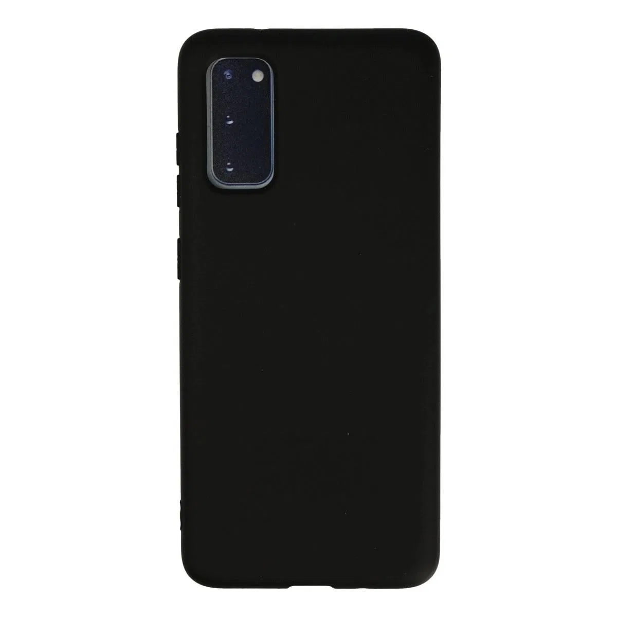 Samsung Galaxy S20 Kılıf Nano İçi Kadife Silikon - Siyah