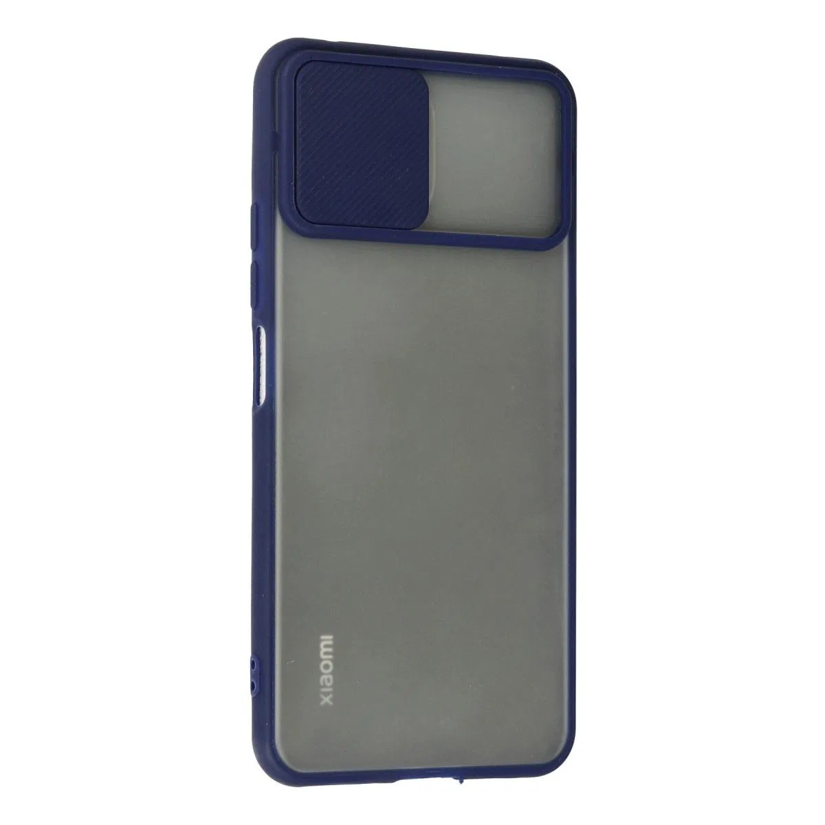 Xiaomi Mi 11 Lite Kılıf Palm Buzlu Kamera Sürgülü Silikon - Lacivert görsel 3