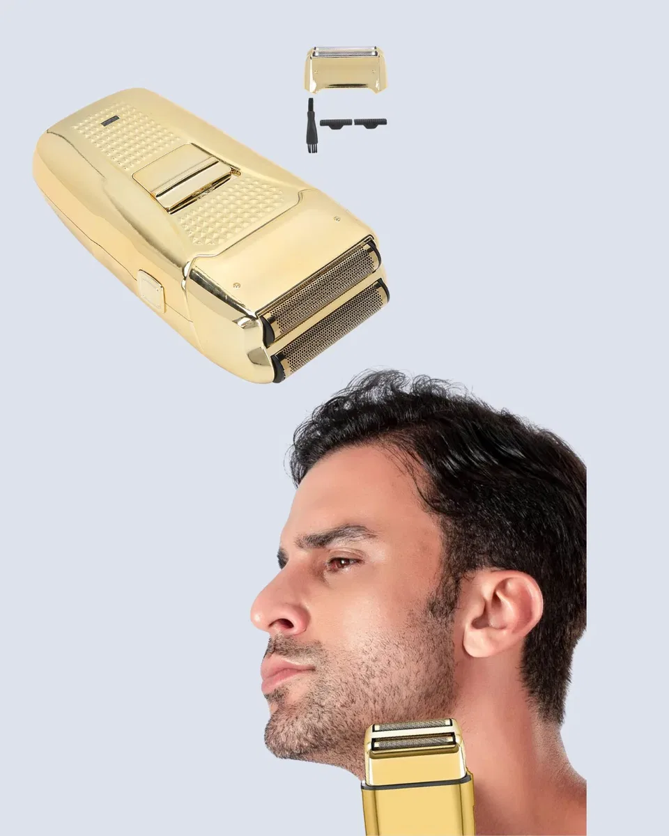 Profesyonel Kuru Kullanım Sakal Tıraş Makinesi Çift Başlıklı görsel 5