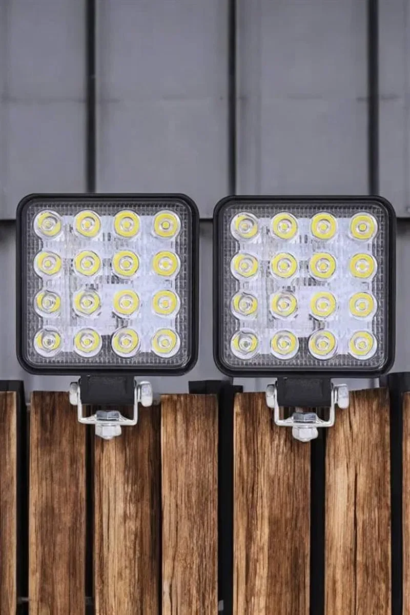 Tepe Lambası Tüm Araç Tiplerine Uygun Sis Lambası 16 Led Beyaz Renk görsel 4