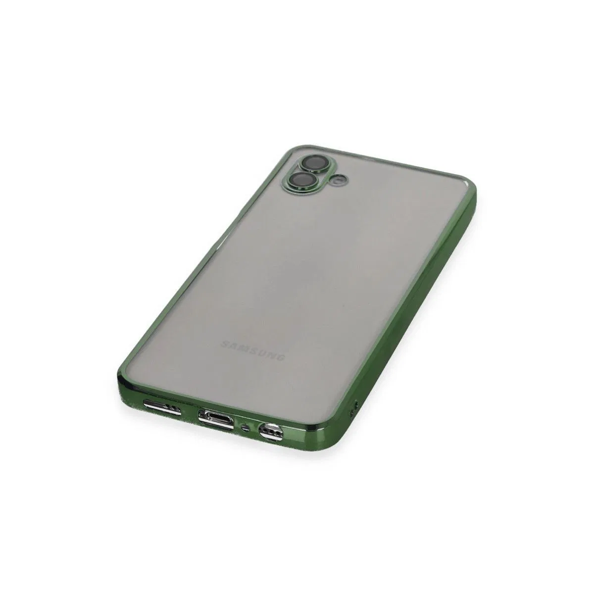 Samsung Galaxy A04 Kılıf Razer Lensli Silikon - Yeşil görsel 4