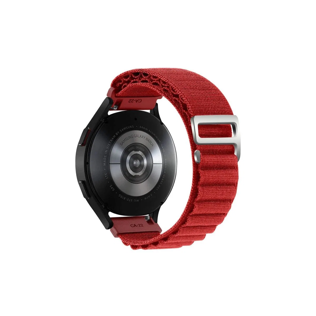 Watch 20mm Kr410 Kumaş Kordon - Kırmızı görsel 2