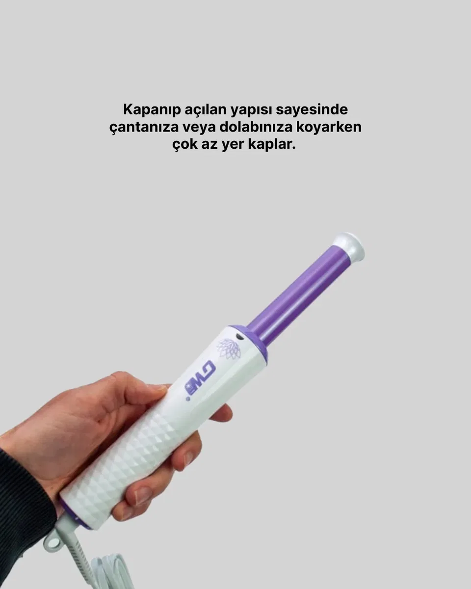 Elektriklenme Önleyici Saç Şekillendirici – Seramik Kaplama Maşa görsel 2