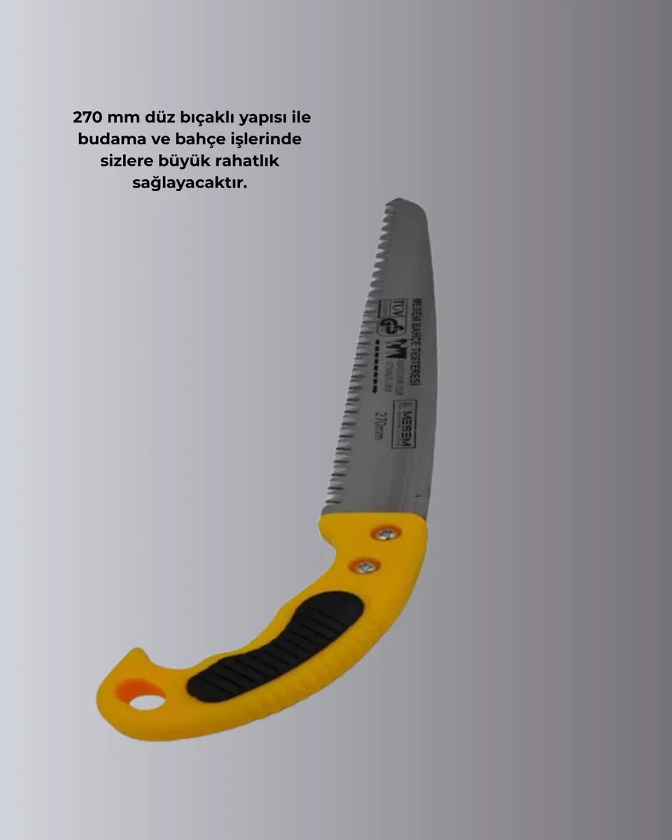 270 mm Düz Bıçaklı Bahçe Budama Testeresi Kılıflı görsel 5