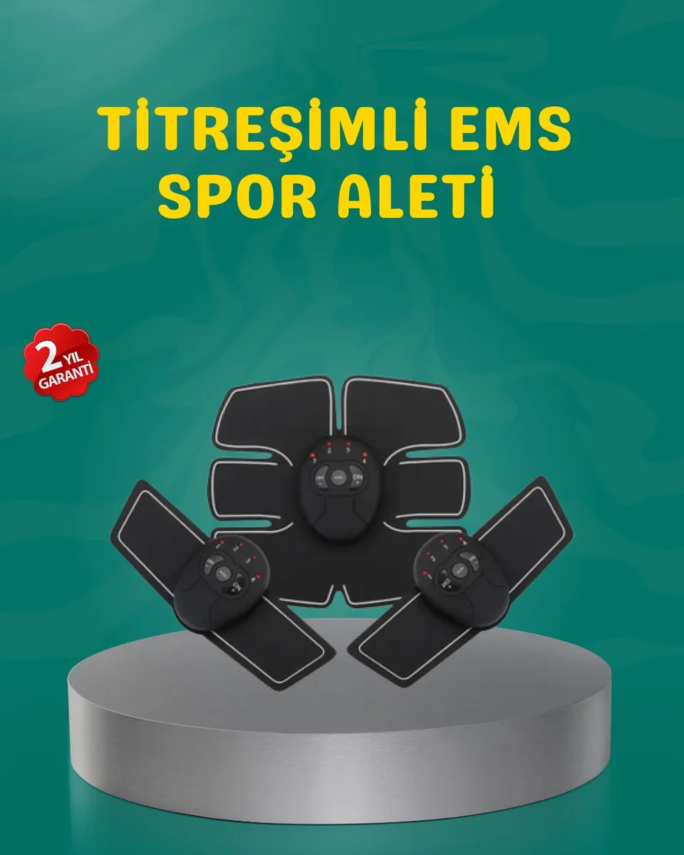 EMS Titreşimli Spor Cihazı Kas Geliştirme ve Yağ Yakma 2025 Seri Orijinal