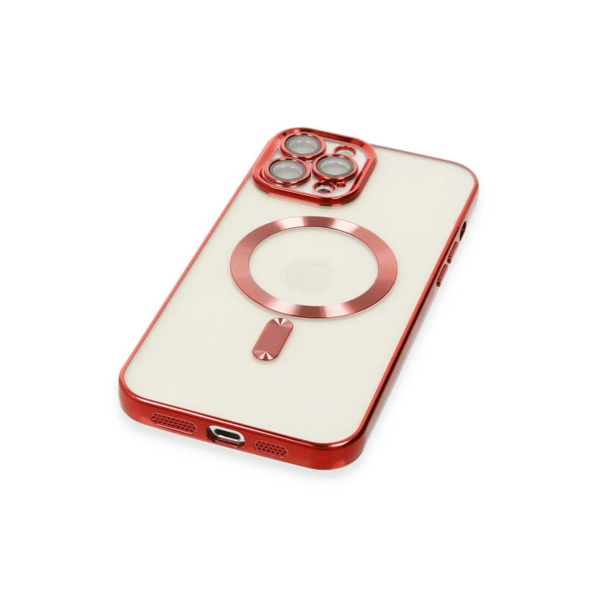 Apple İphone 12 Pro Max Kılıf Kross Magneticsafe Kapak - Kırmızı görsel 4