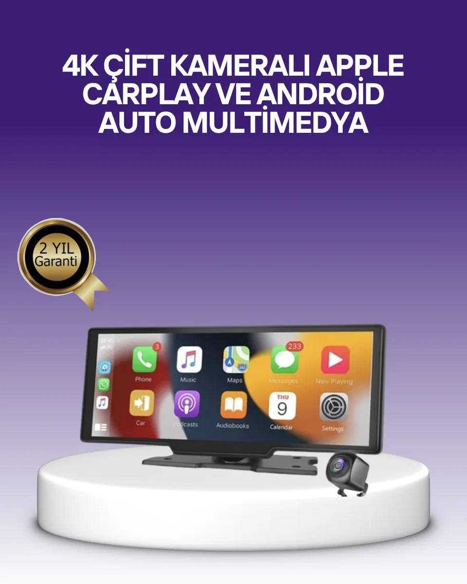 Volkswagen Golf, Polo, Passat, Jetta, Tiguan, BMW 3-5 Serisi CarPlay Android Auto 10. 26” Ekran