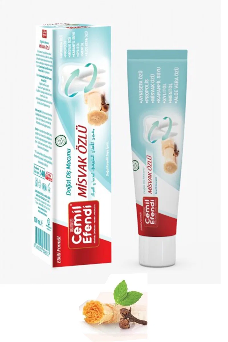 3 Adet Misvak Özlü Karanfil Sulu Diş Macunu 100 Ml görsel 2