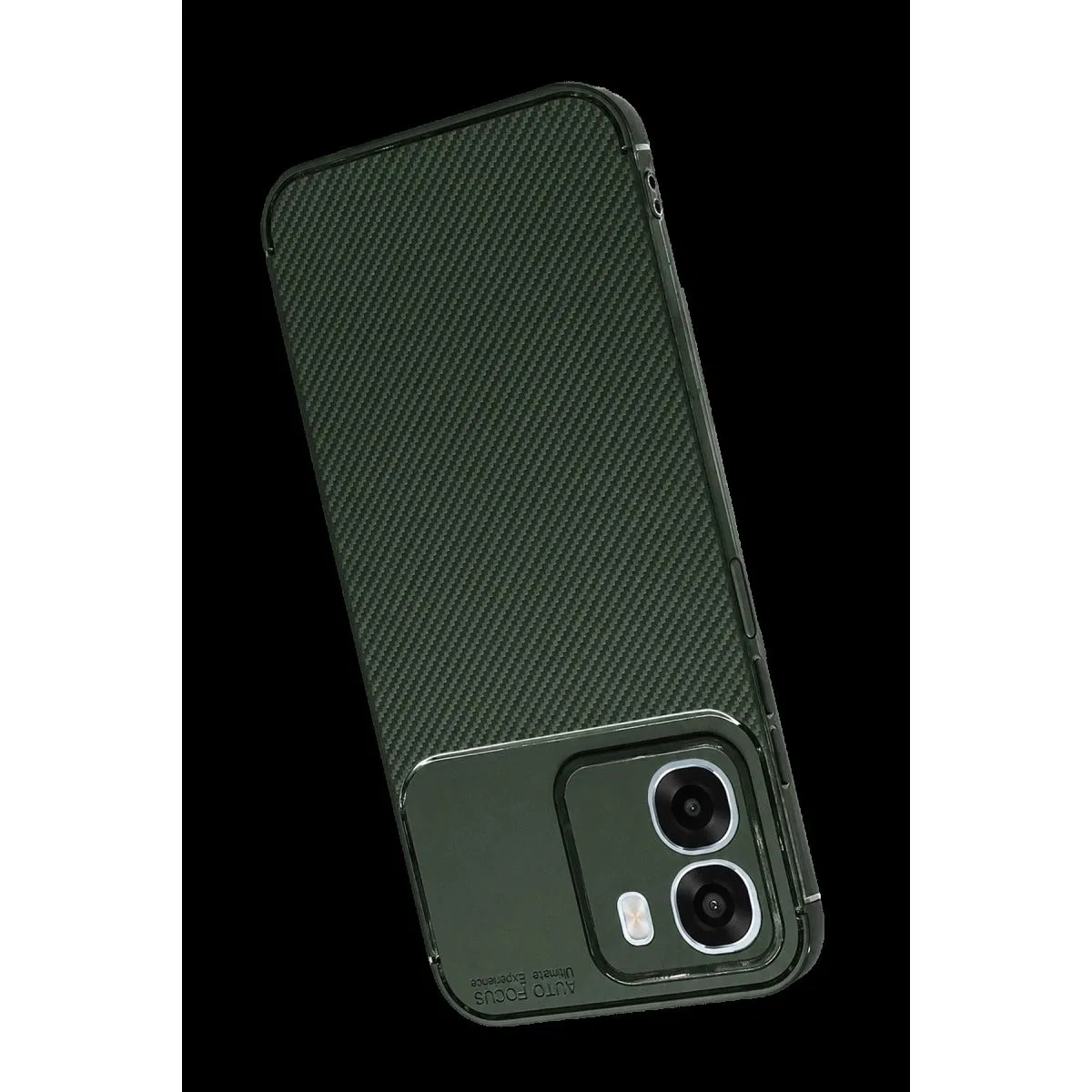 Oppo Oppo A6t 5g Auto Focus Karbon Kapak - Koyu Yeşil görsel 3