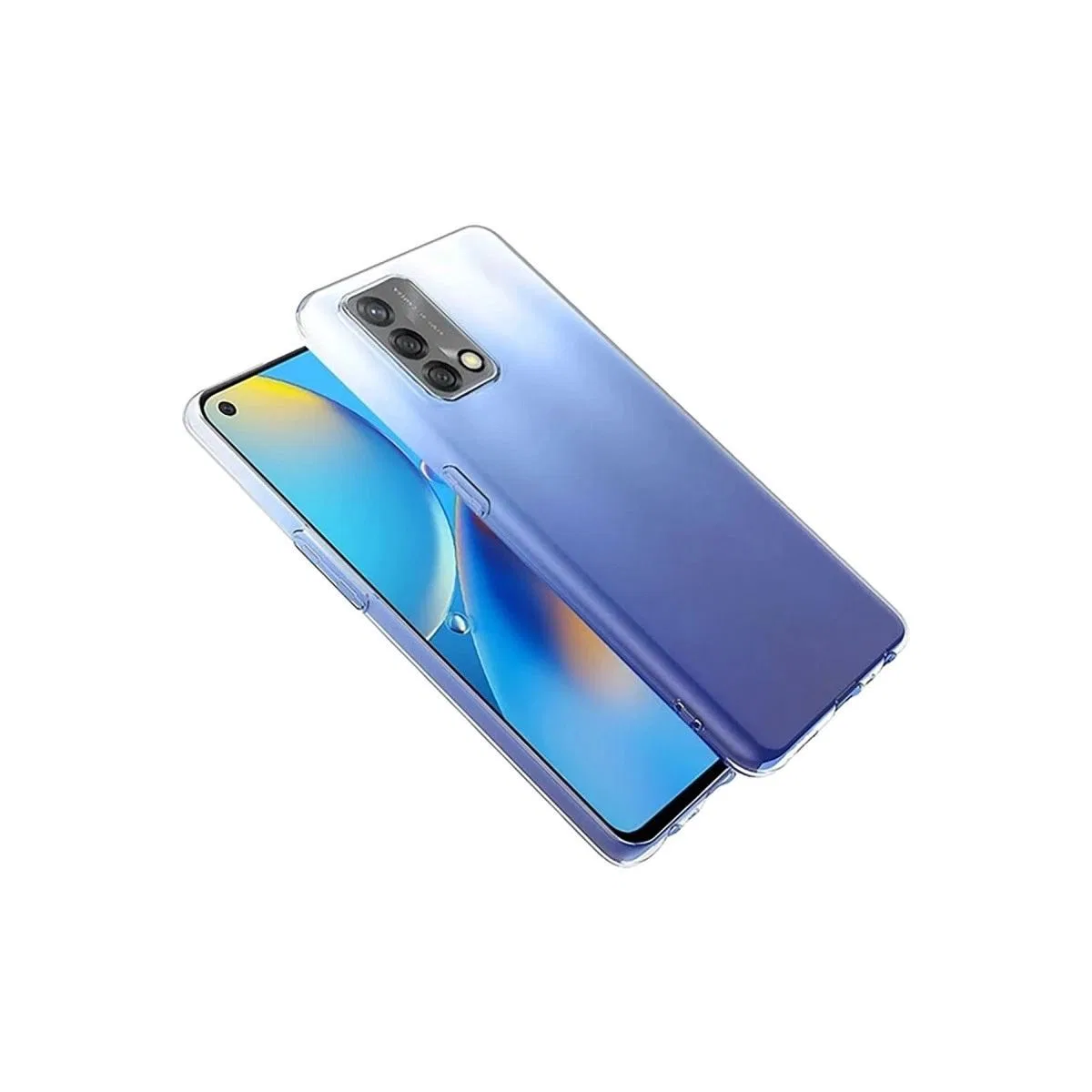 Newface Oppo A74 4g Kılıf Lüx Şeffaf Silikon görsel 5