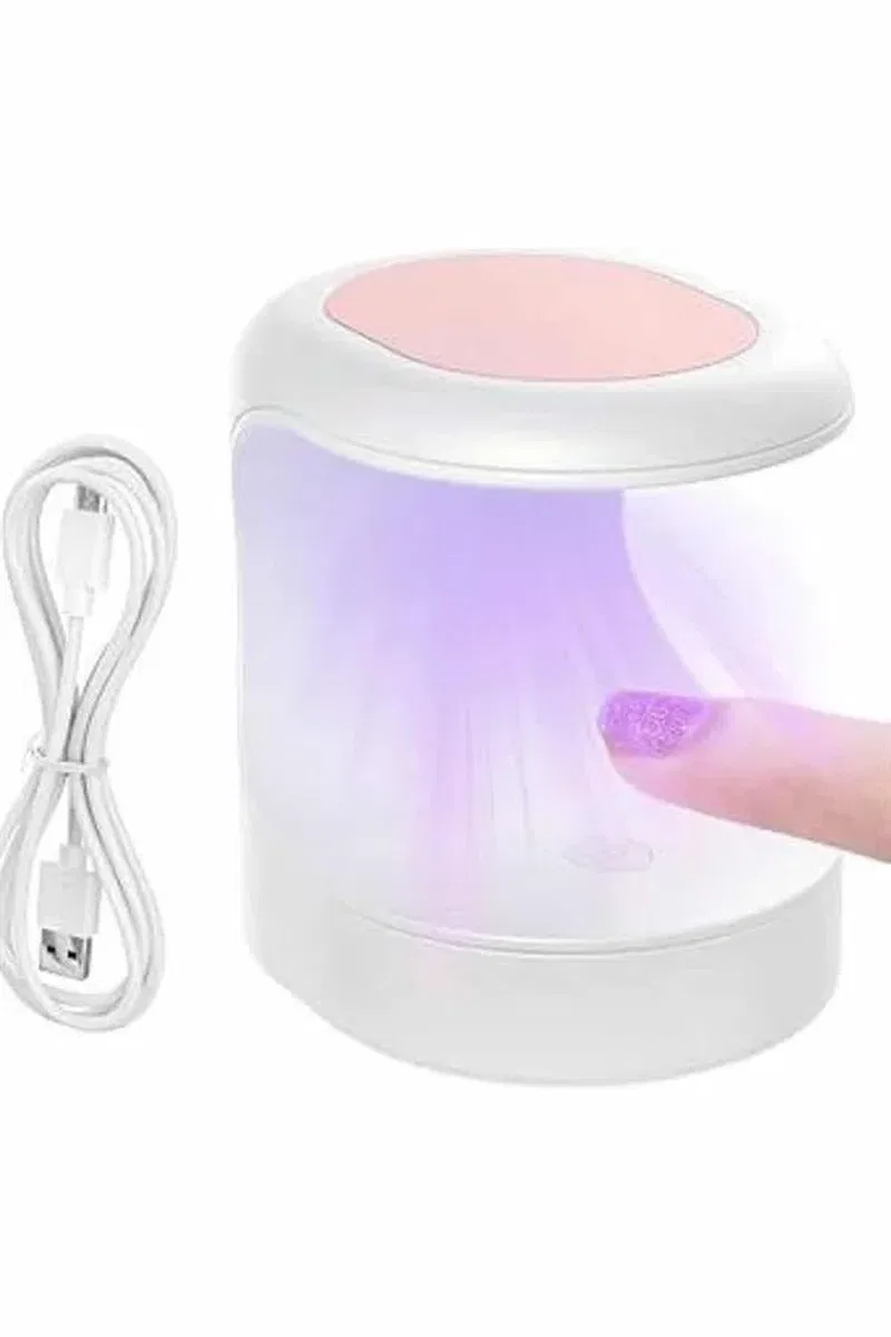 Seyehat Tipi Mini Oje Kurutucu Ultraviole Mor Işık Protez Tırnak Kurutucu görsel 4