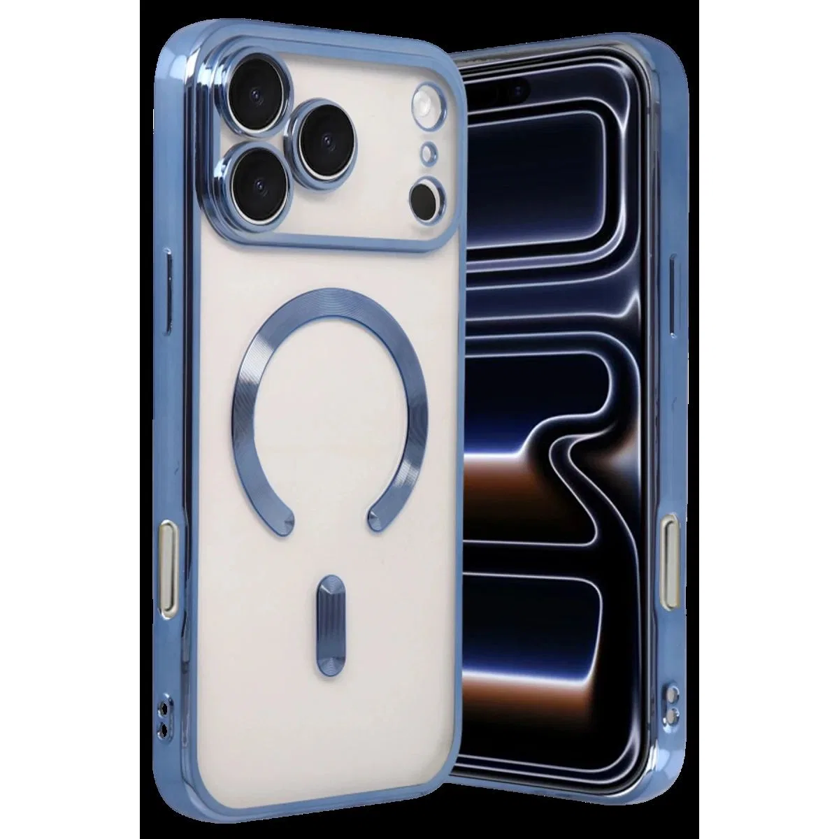 Apple İphone 18 Pro Kross Magneticsafe Kapak - Sierra Blue