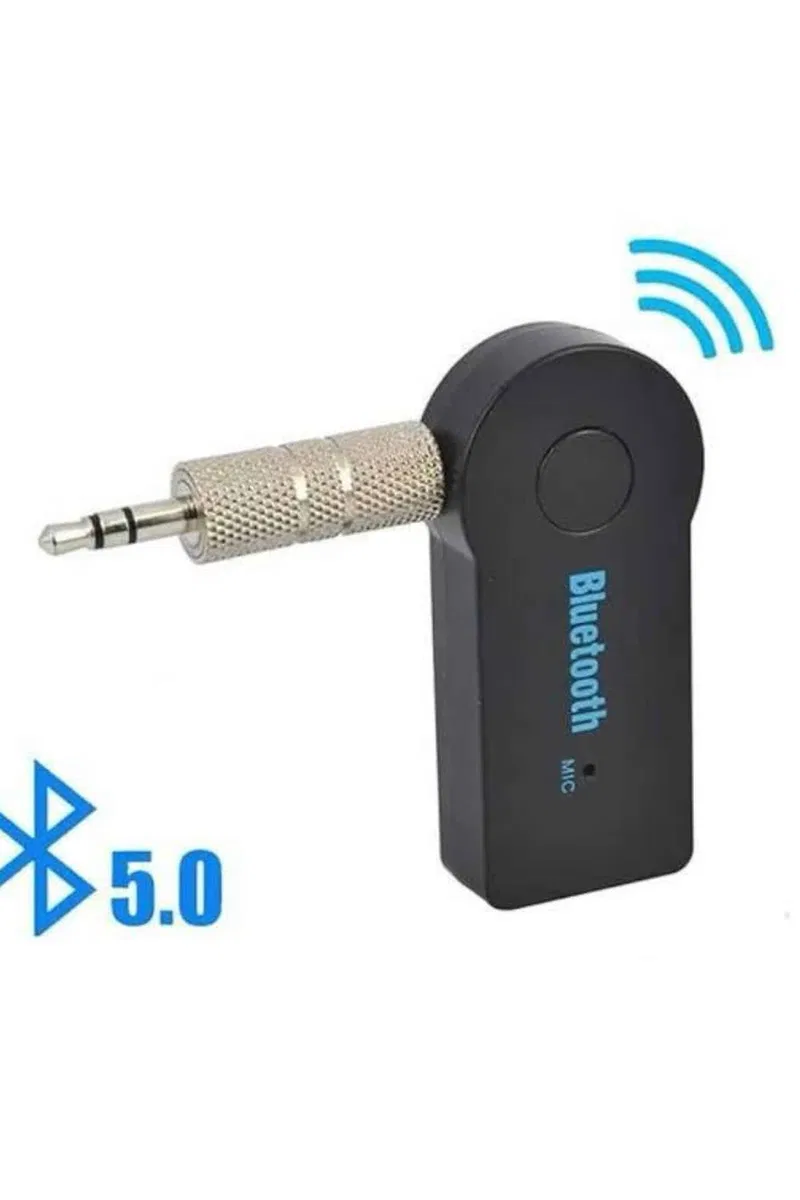 Bluetooth Araç Kiti Aux Çıkışlı Telefon Müzik Alıcı Tüm Cihazlara Uyumlu görsel 2