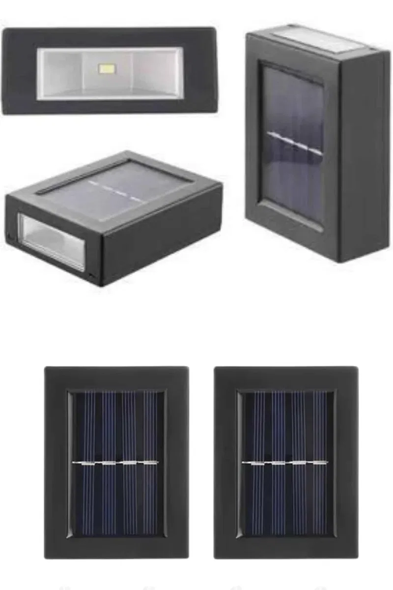 Solar Güneş Enerjili Çift Taraflı Duvar Lambası Çift Taraflı Duvar Lamba Güneş Enerjili Yeni Nesil görsel 3