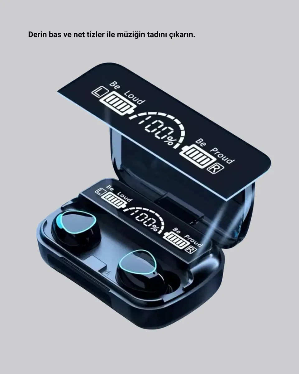 Kablosuz Bluetooth Kulaklık 5. 1 Uzun Pil Ömrü Gürültü Engelleme görsel 3