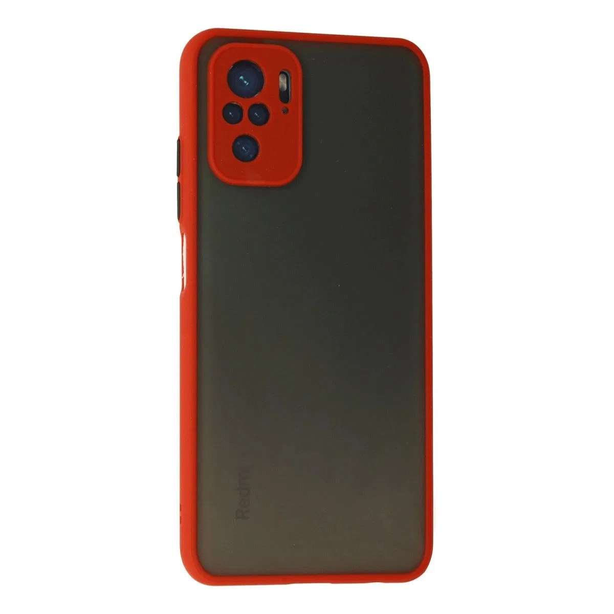 Xiaomi Redmi Note 10 Kılıf Montreal Silikon Kapak - Kırmızı görsel 3