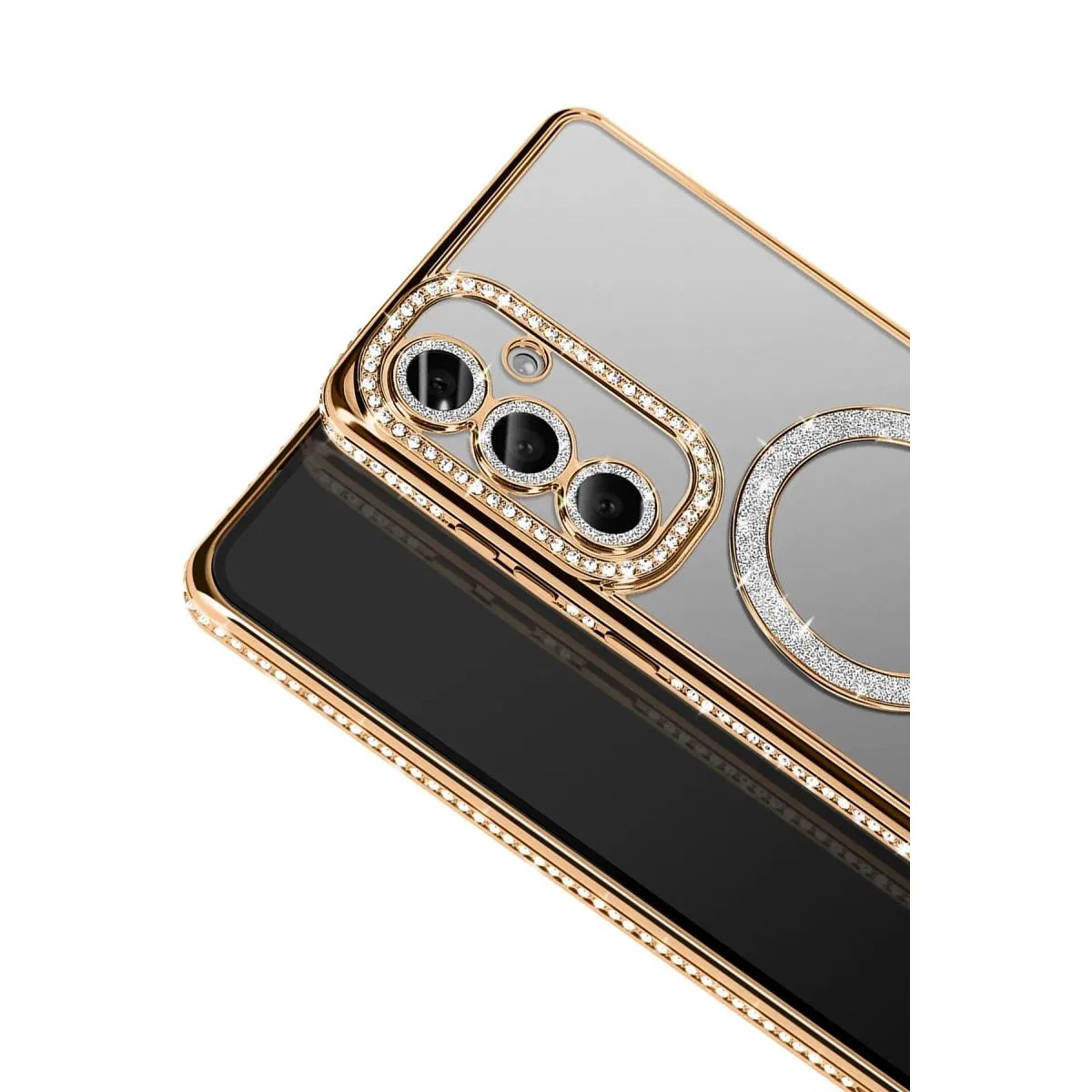 Joko Samsung Galaxy S26 Joke Simli Magneticsafe Kılıf - Gold görsel 2