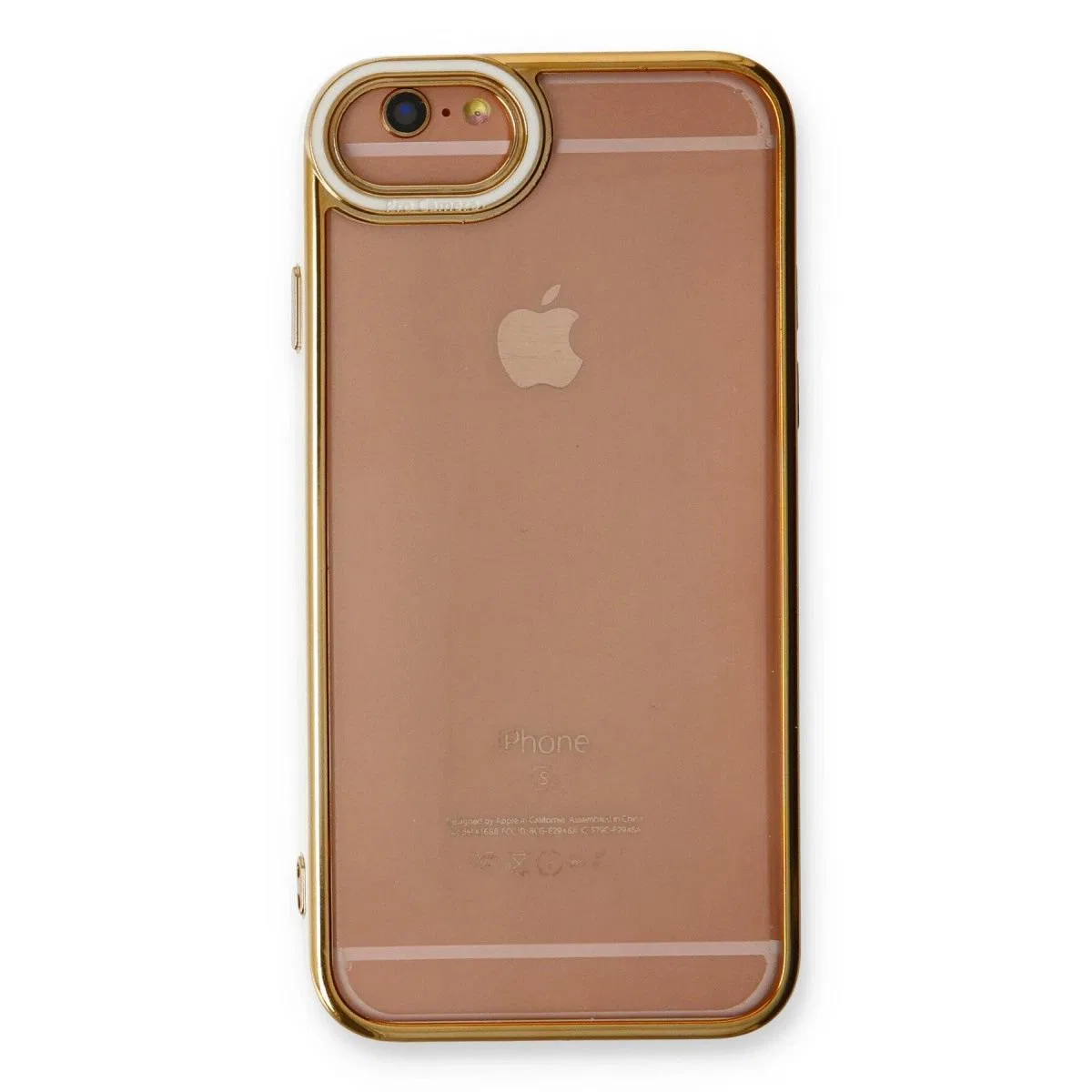 Apple İphone 6 Kılıf Liva Lens Silikon - Beyaz görsel 2