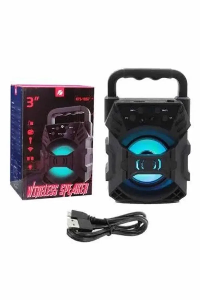 Bluetooth Hoparlör Android ve İOS Uyumlu Ses Bombası USB Girişli Taşınabilir görsel 5