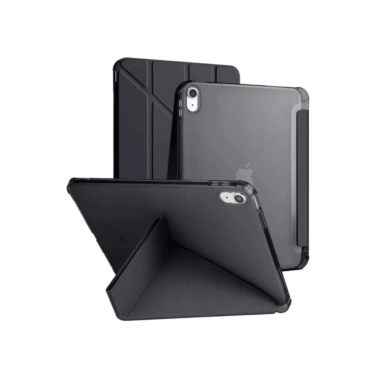 Apple İpad 2022 10. 9 (10. nesil) Kılıf Kalemlikli Mars Tablet Kılıfı - Siyah görsel 2