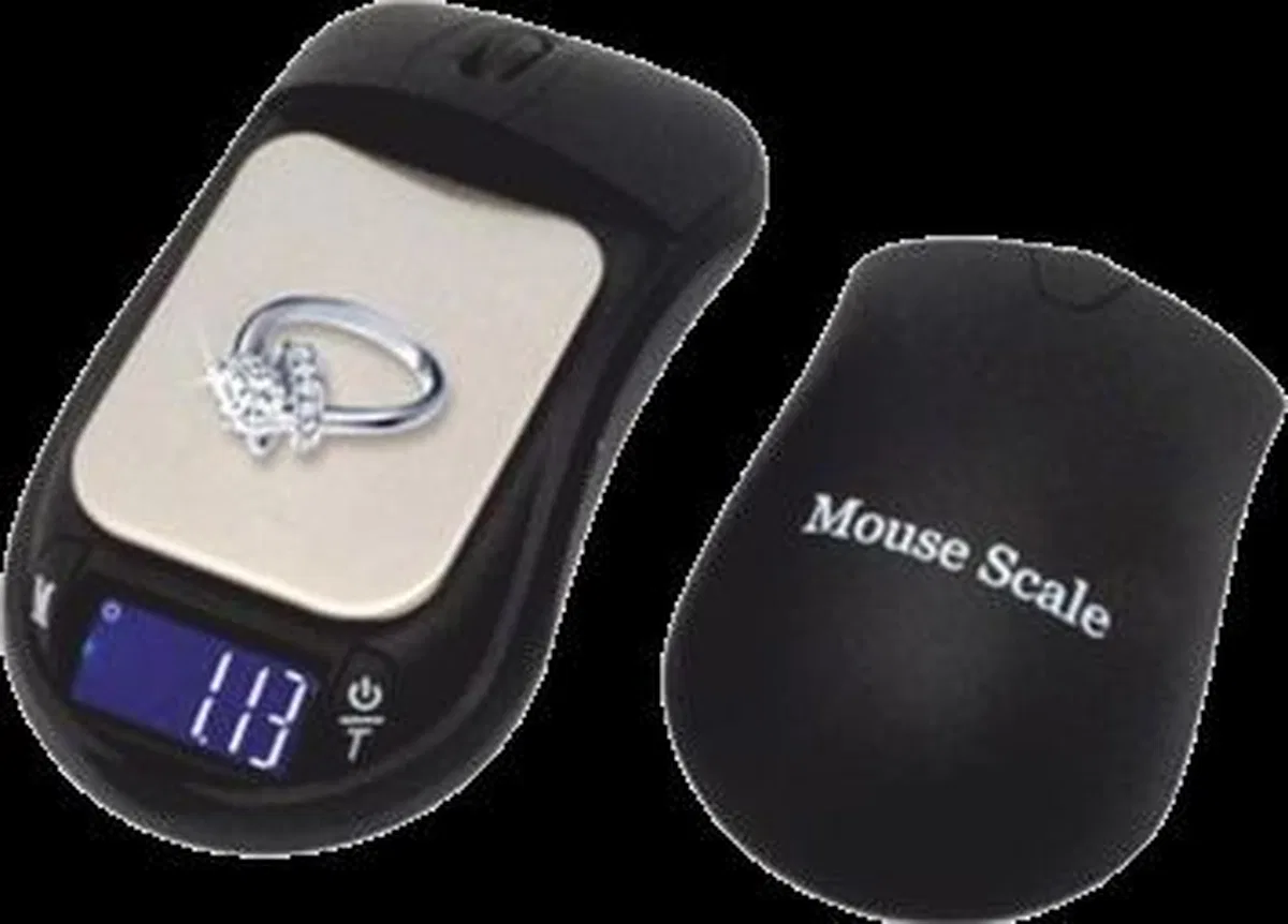 Diamond Dijital Göstergeli Mouse Şeklinde Hassas Terazi (200 Gr-0. 01) görsel 2