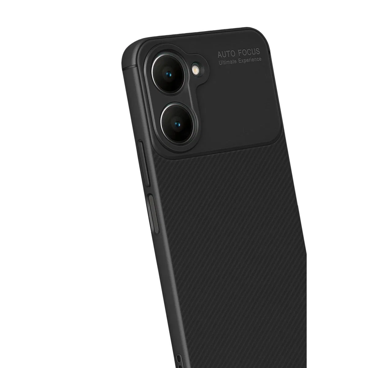 Vivo Y18 Kılıf Auto Focus Karbon Kapak - Siyah görsel 3