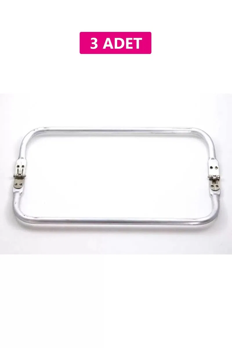 Gizli Metal Çanta Bursu – 3 Adet - 30 cm - Metal Çanta Aparatı Çanta Aksesuarı görsel 2