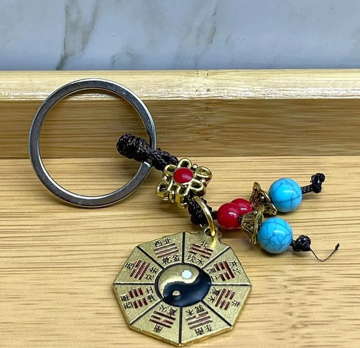 Metal Yin Yang Anahtarlık Alk4454