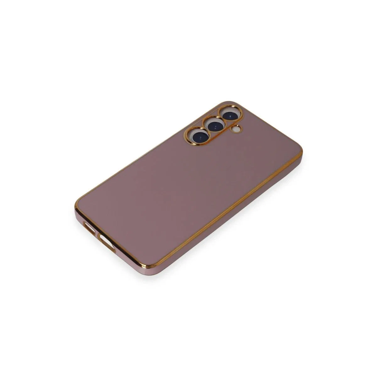 Samsung Galaxy S24 Plus Kılıf Volet Silikon - Mor görsel 4