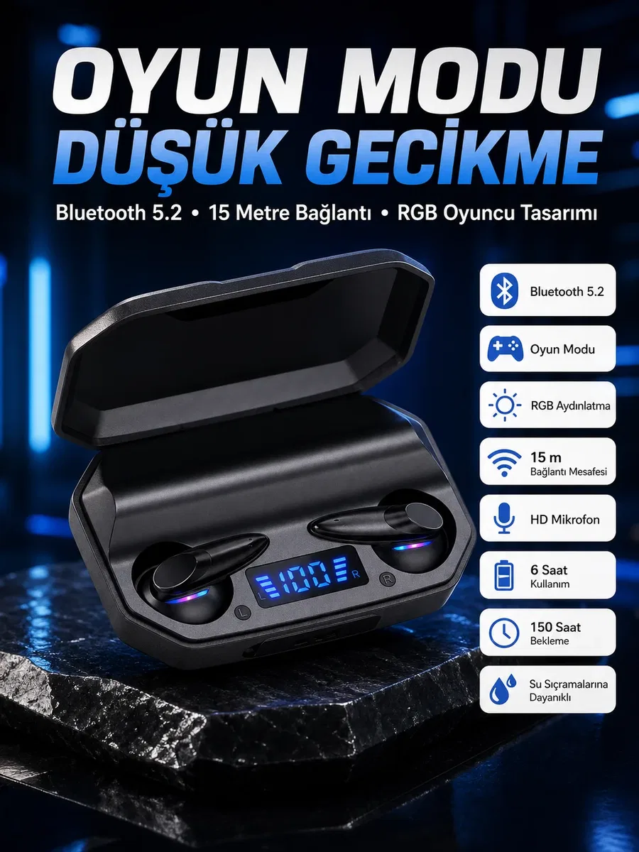 Çağrı Cevaplayabilen Akıllı Saat 5. 2 Bluetooth Bağlantılı Kulaklık