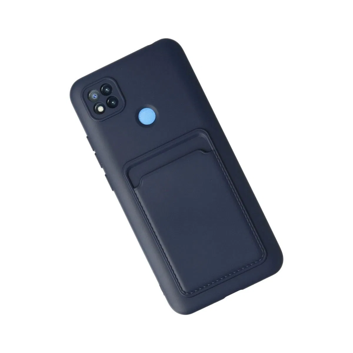Xiaomi Redmi 9c Kılıf Kelvin Kartvizitli Silikon - Lacivert görsel 3