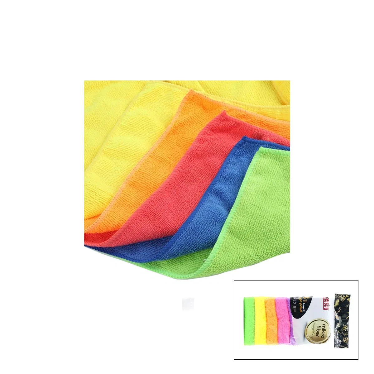 8'li Mikrofiber Temizlik Bezi - Lavanta Kokulu görsel 2