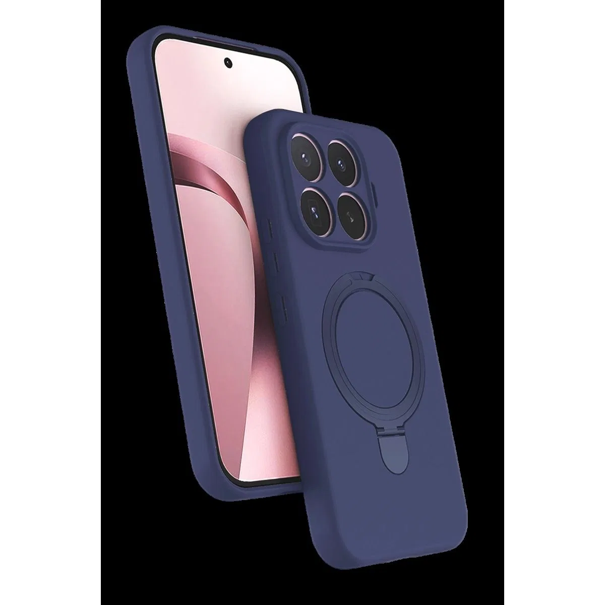 Newface Xiaomi Mi 17t Pro Regal Magsafe Standlı Kapak - Lacivert