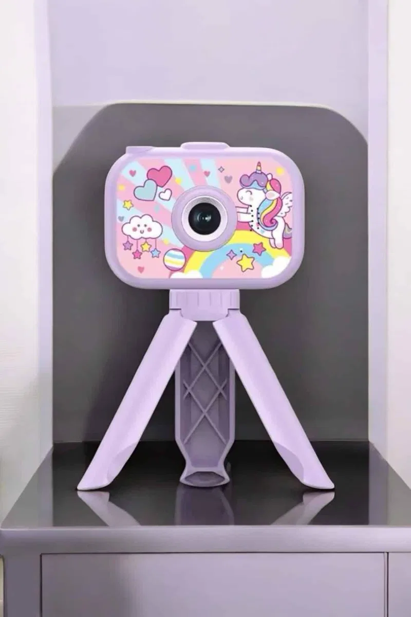 Ayaklı Mini Fotoğraf Makinesi Çocuk Için Eğitici Video Kamera görsel 2