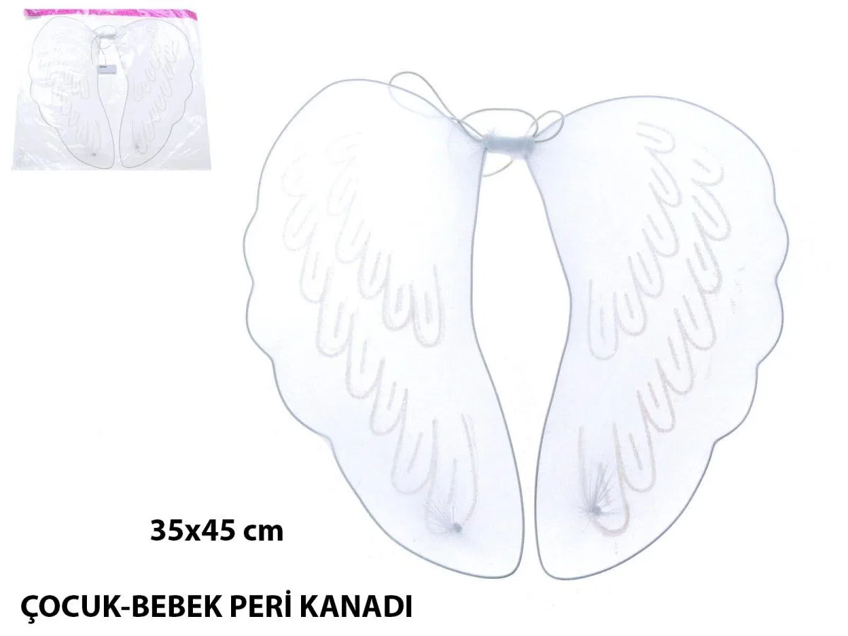 Bebek Çocuk Peri Kanadı – Kostüm Tamamlayıcı Kanat 35x45 Cm
