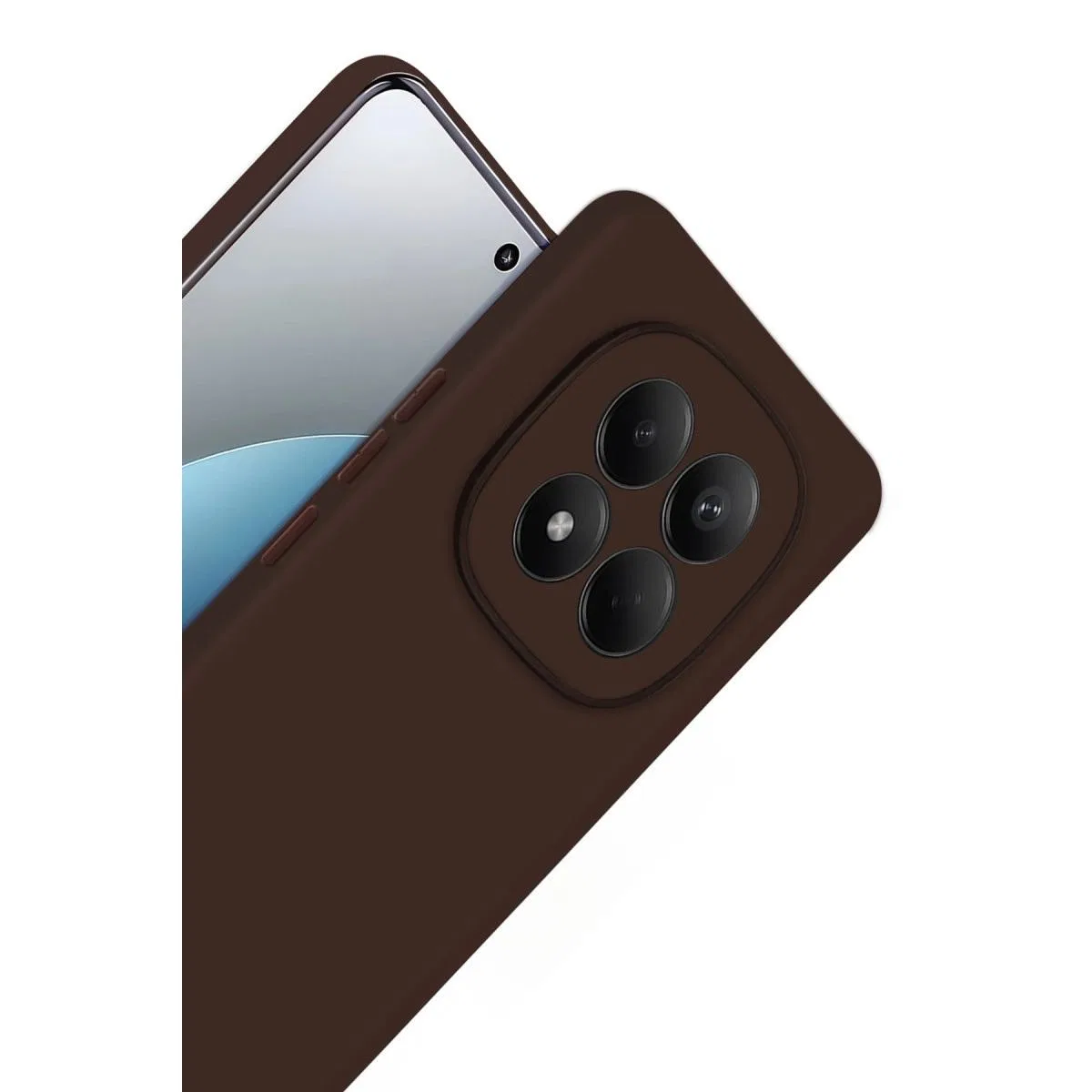 Xiaomi Redmi Note 15 4g First Silikon - Kahverengi görsel 4