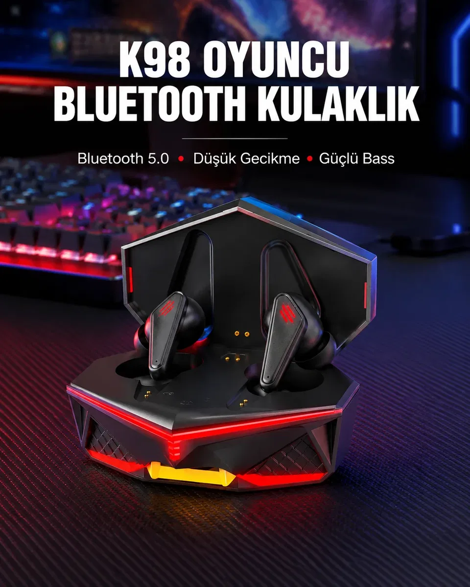 Bluetooth 5. 0 Kablosuz Kulaklık Suya Dayanıklı Yeni Nesil