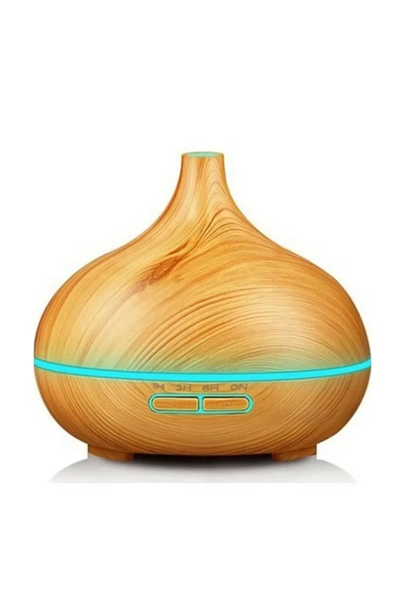 Hava Nemlendirici 7 Led Işıklı Aromatik Oda Kokusu 550 Ml Kahve Aroma Difüzörü Buhar Makinası görsel 2
