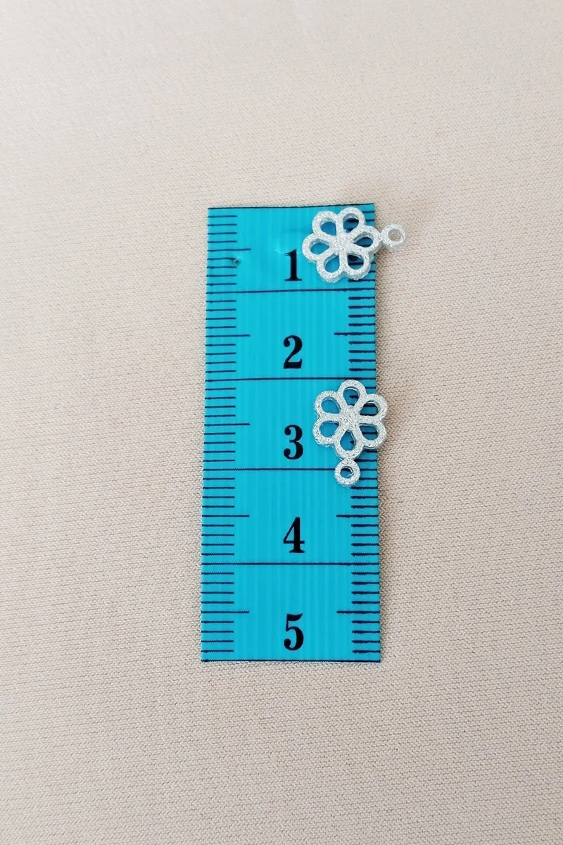 Oya Abiye Bileklik Kolye Pleksi Metalik Plastik Pul Gümüş Renk 24 gram 300 adet - BNC588 görsel 2