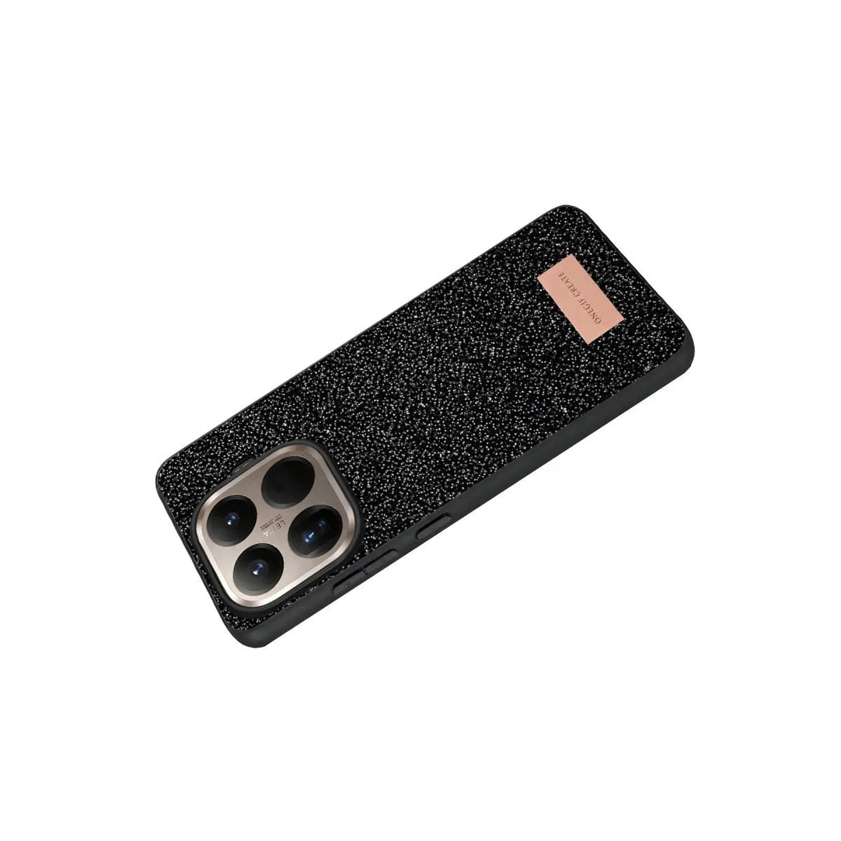 Onegif Xiaomi Mi 15t Pro Bright Simli Kapak - Siyah görsel 4