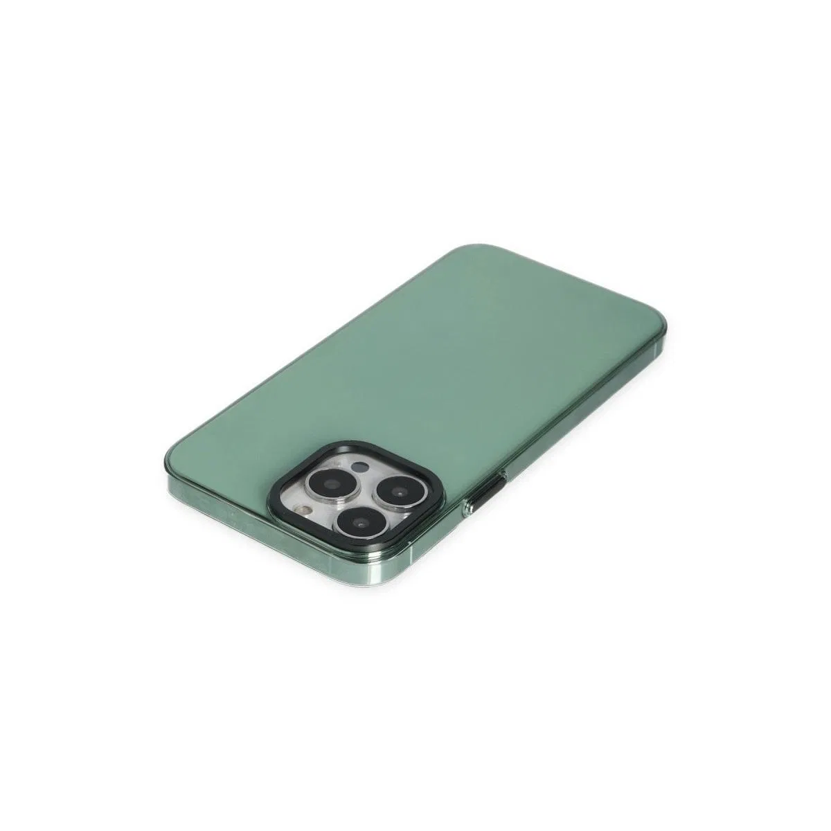 Apple İphone 14 Pro Kılıf Anka Pc Sert Metal Kapak - Yeşil görsel 4