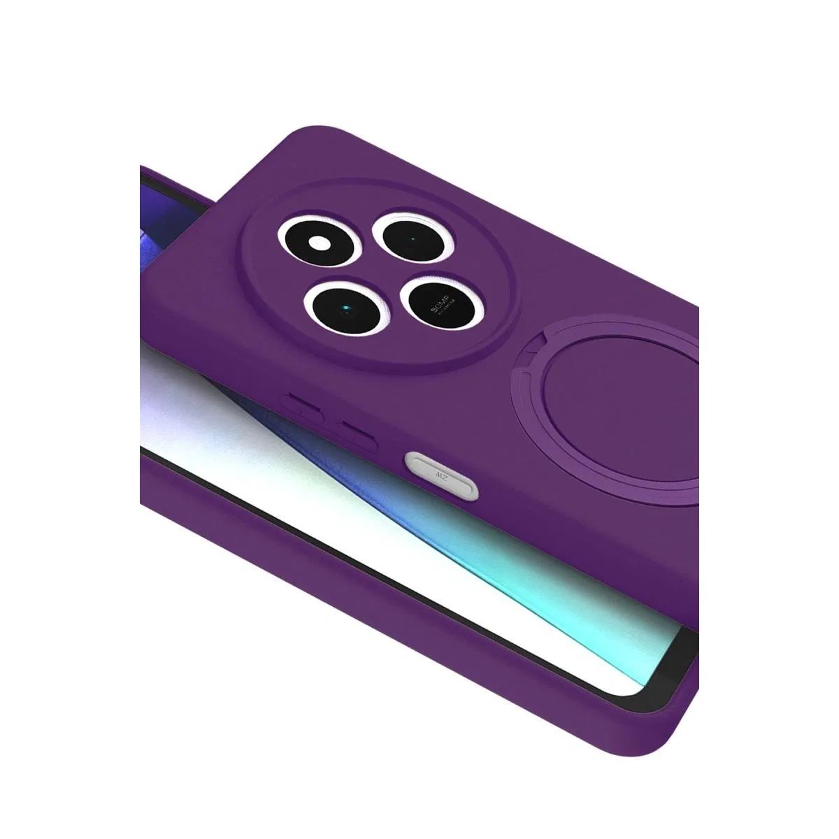 Xiaomi Redmi 14c Regal Magsafe Standlı Kapak - Derin Mor görsel 3